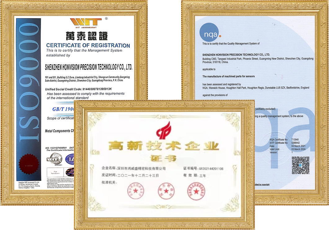 ISO CNC Certificates