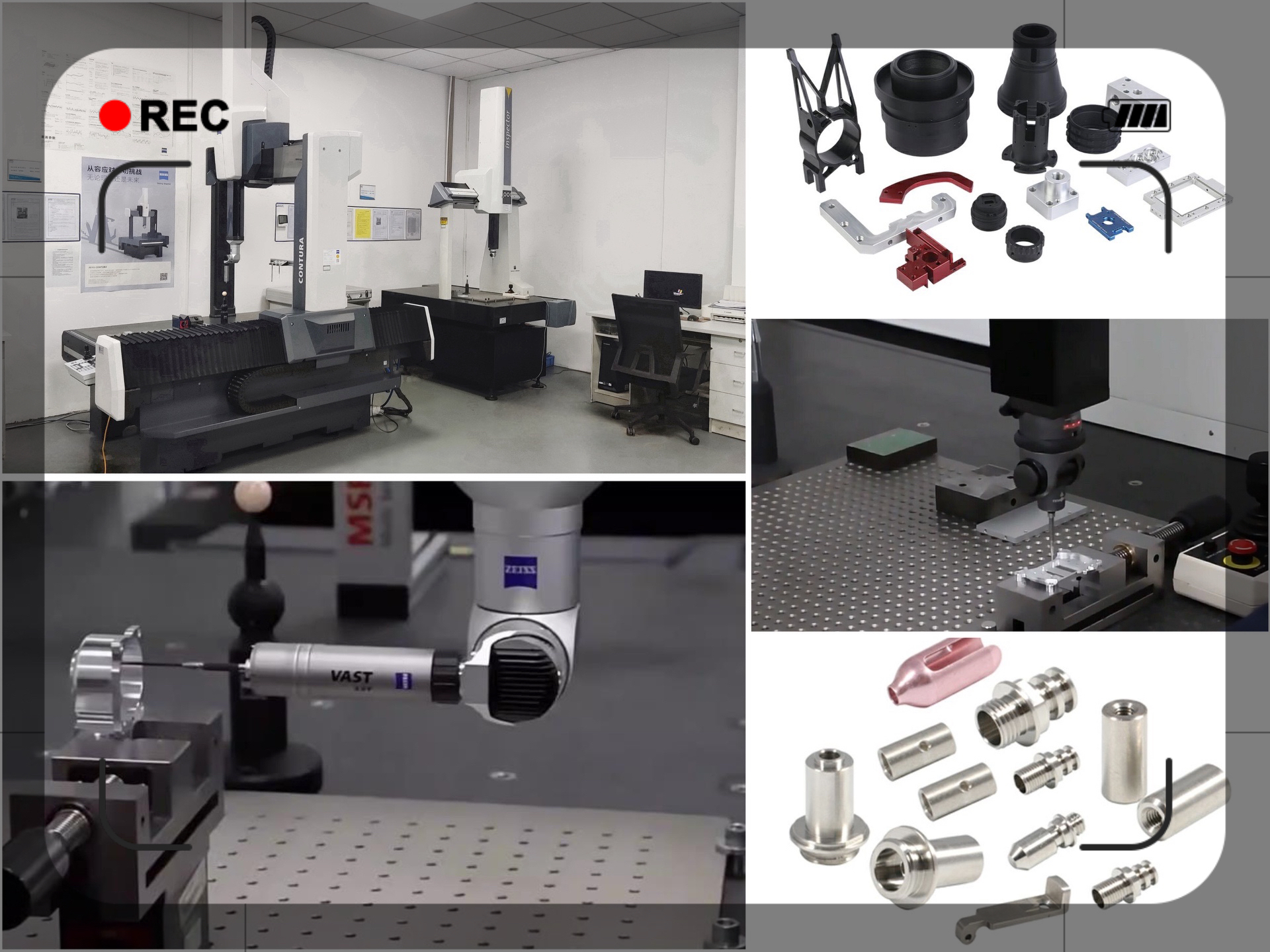 ZEISS CMM Testing Parts