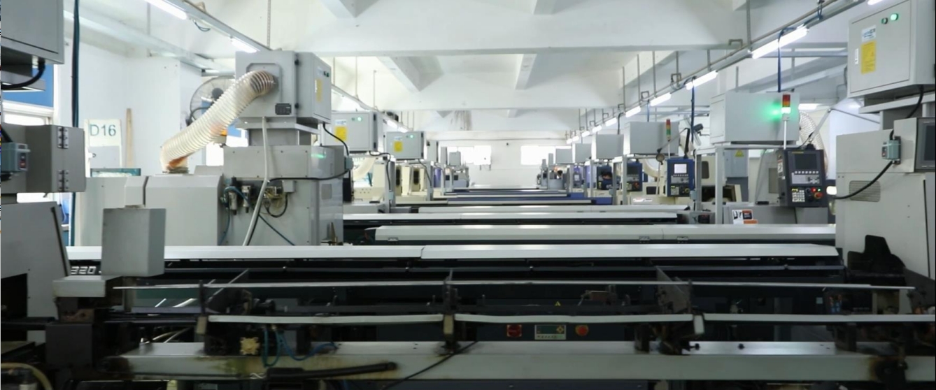 cnc automatic lathe workshop